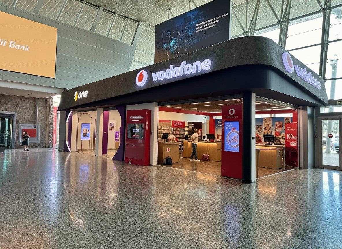 File de taxis officiels devant l'aéroport de Palerme